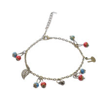 Shangjie OEM Ceramic Anklet Mori Bell Beach Anucas Joyas de pie Campanas de la cadena de tenis Link tobilleros